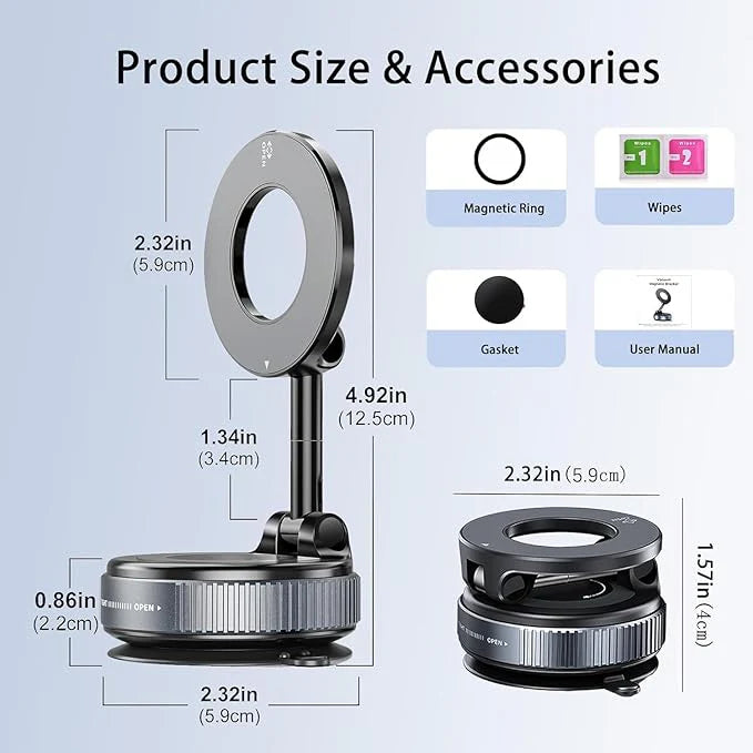 Foldable Magnetic Car Mount